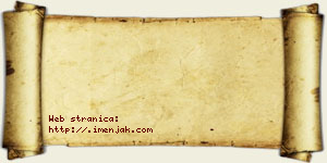 Jakov Erak vizit kartica